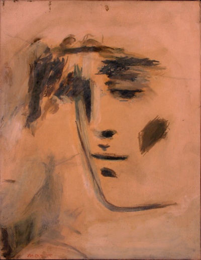 volto di donna<br>Olio su Tela<br>30x35   01-1968<br>
				(116)