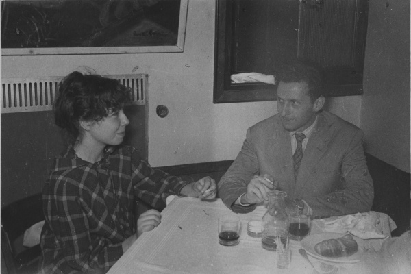Carola Mazot con Guido Di Fidio - Milano 1950
