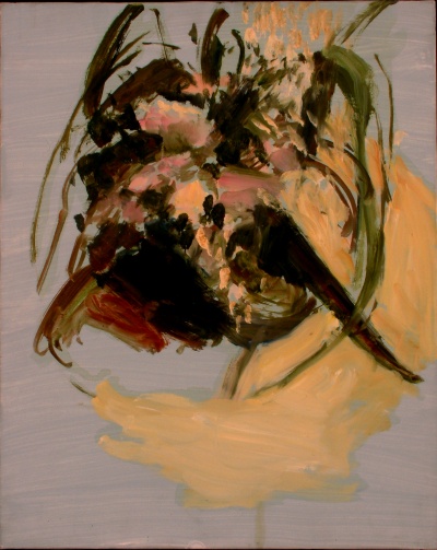 Composizione di fiori<br>olio su tela<br>40x50   31-12-1989<br>
				(98)