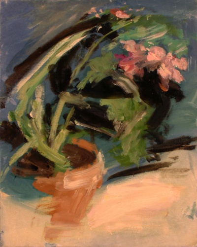 fiori nel vaso<br>Olio su Tela<br>40x50   03-02-1991<br>
				(152)