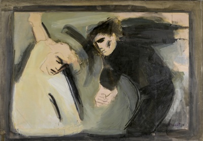 Movimento dinamico 3<br>olio su tela<br>116x80 &nbsp; 07-09-2007<br>
				(940)